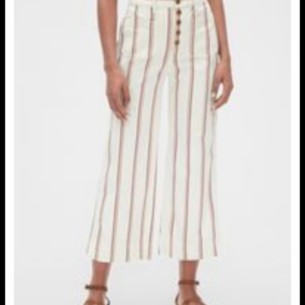 GAP High Rise Wide Leg Pants